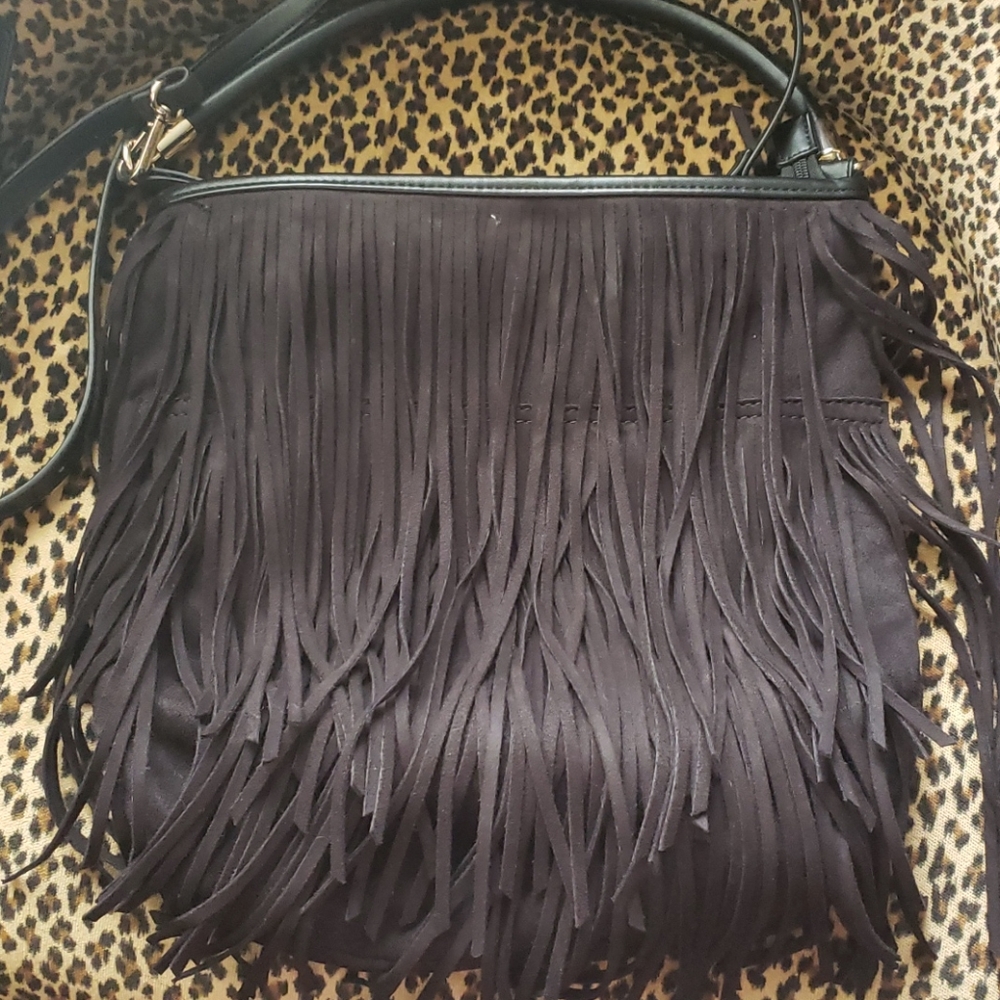 Fringe crossbody bag